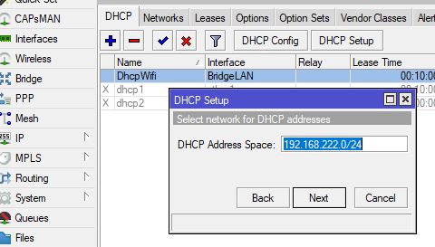 DHCP Server Mikrotik