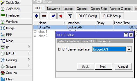 DHCP Server Mikrotik