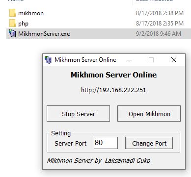 mikhmon server port