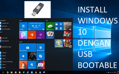 Cara Install Windows 10 Dengan USB